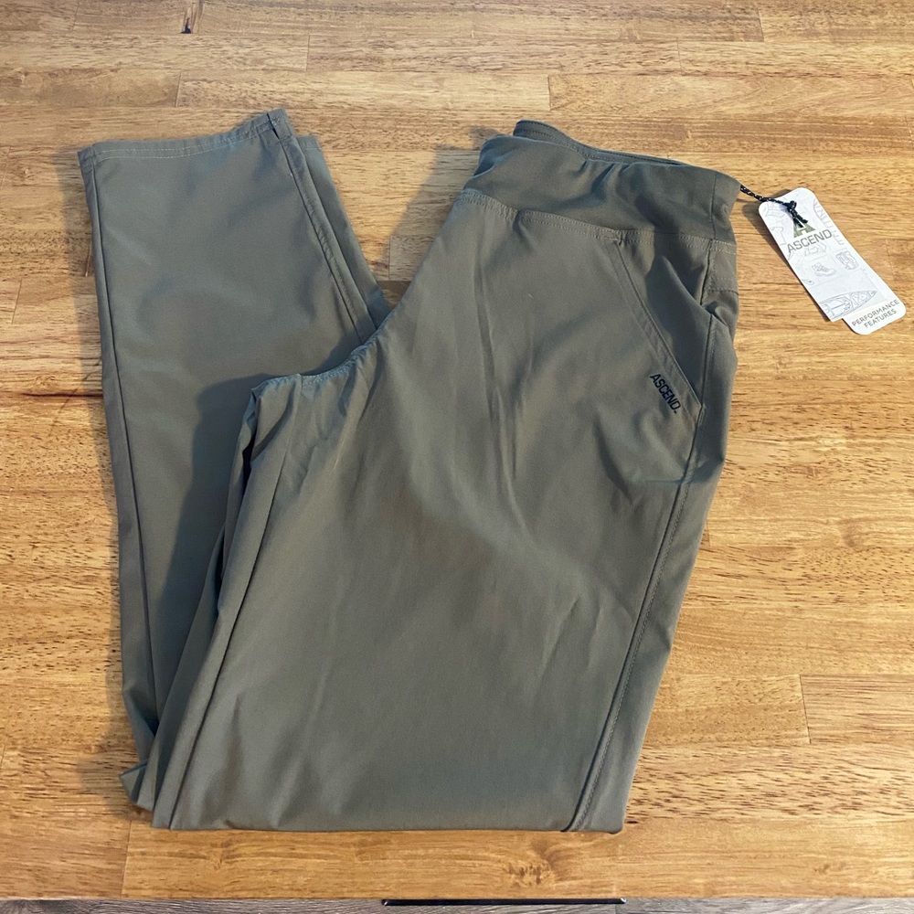 Olive Green Ascend Quick Dry Pants